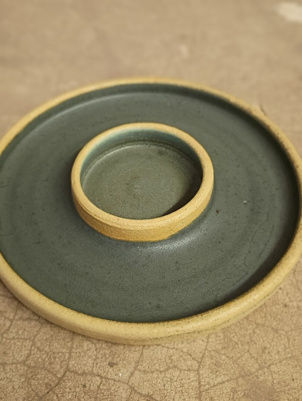 Handmade Ceramic Two-Dish Catch-all